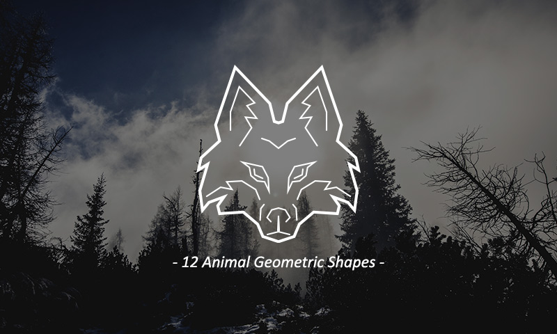 animal geometric shapes