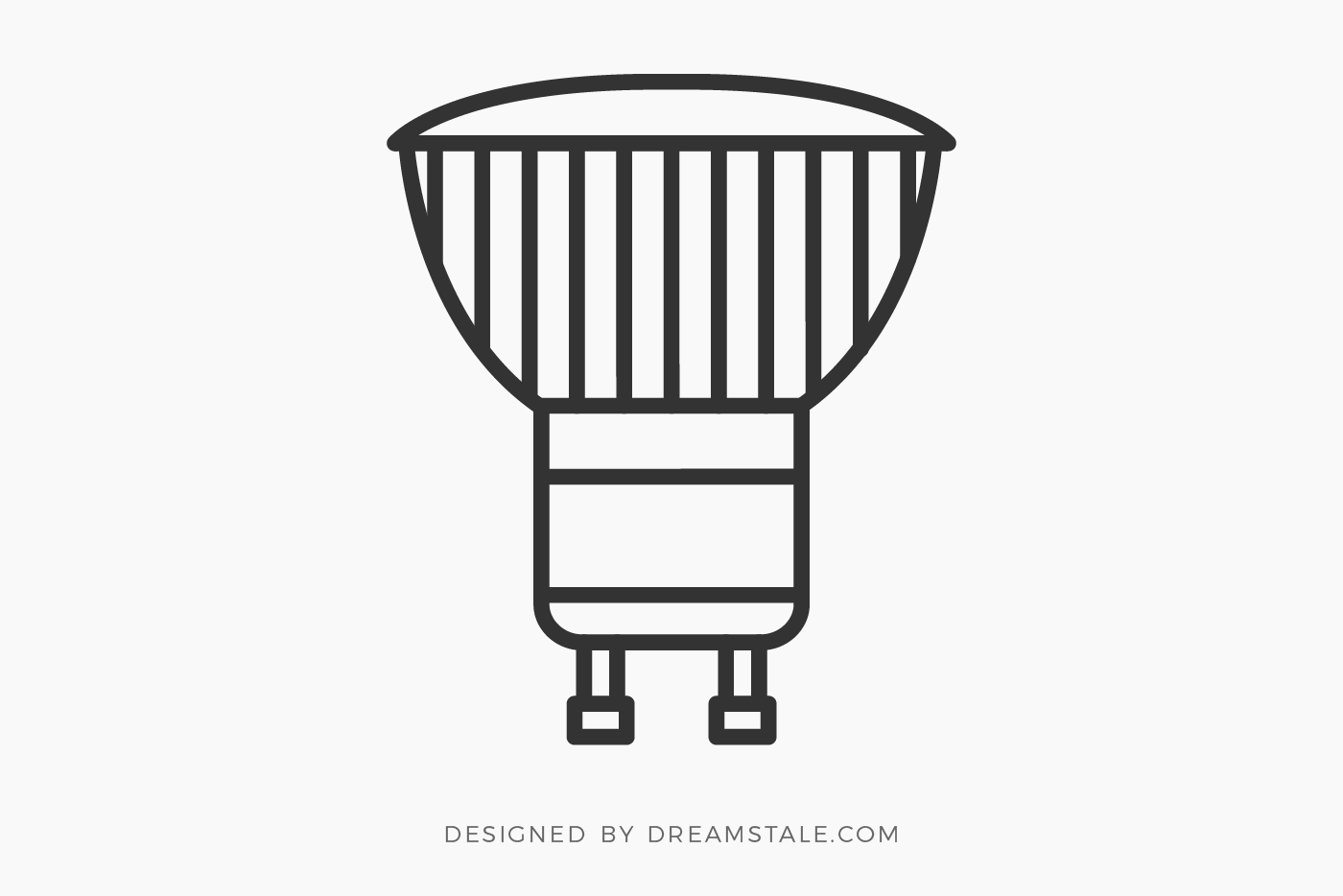 Download Free SVG Light Bulb Spot Clipart - Dreamstale