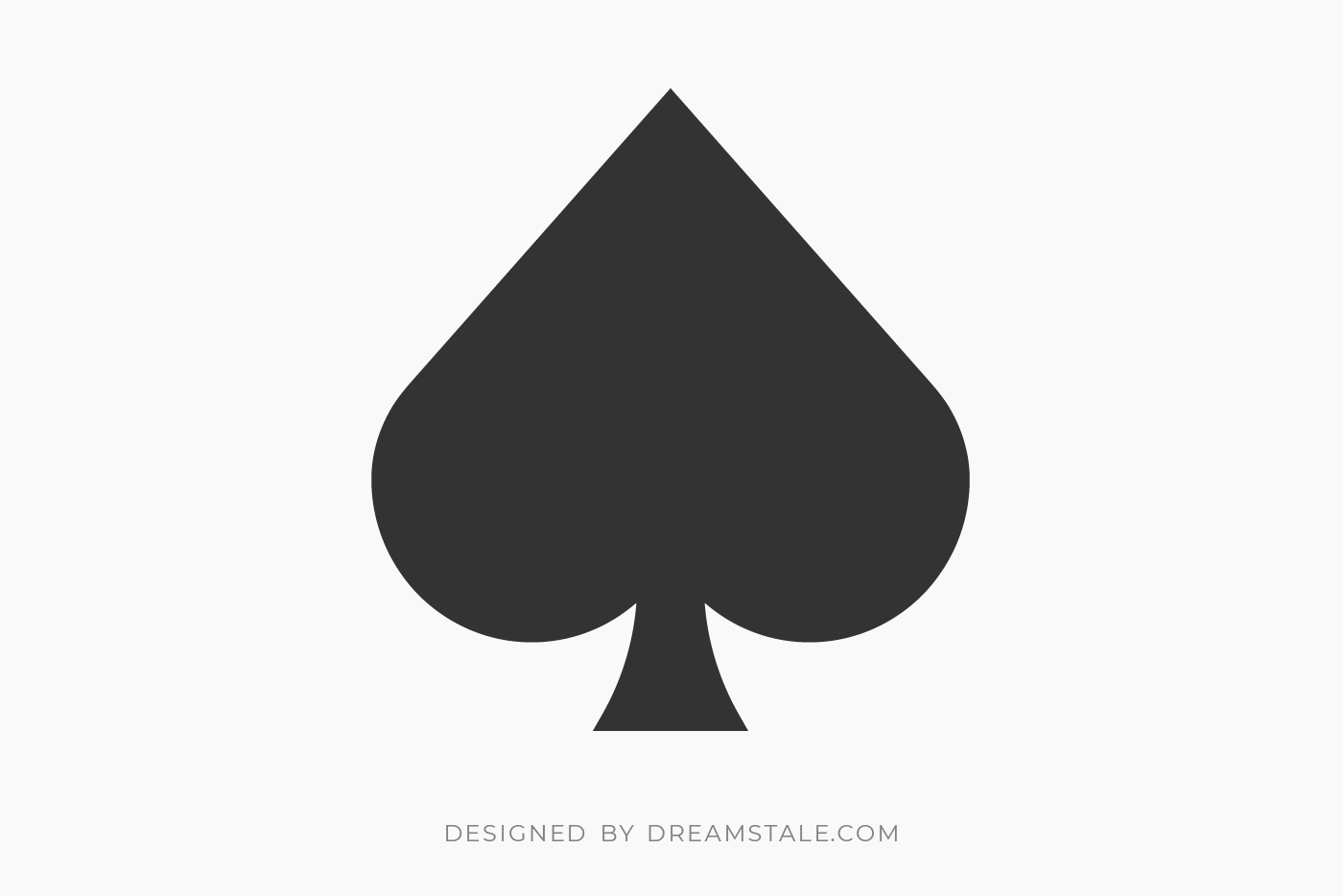 poker spade heart diagram